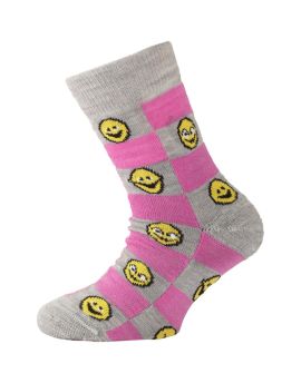 Skarpety Trekkingowe Dziecięce Lasting TJE 70% Merino Wool Szary (841) XS (29-33)