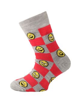 Skarpety Trekkingowe Dziecięce Lasting TJE 70% Merino Wool Szary (830) S (34-37)
