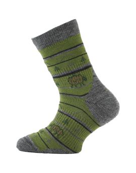Skarpety Dziecięce Lasting TJL 70% Merino Wool Zielony (688)