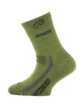 Skarpety Trekkingowe Dziecięce Lasting TJS 70% Merino Wool Zielony (699) XXS (24-28)