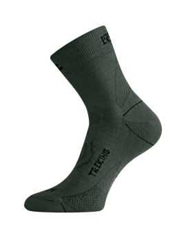 Skarpety trekkingowe Lasting TNW 75% Merino Wool Ciemnozielony (620)