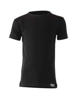 Koszulka dziecięca Lasting TONY 100% Merino Wool Czarny (9090)