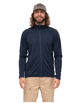 Bluza wełniana (Merino) męska Bergans of Norway Ulstein Wool - Navy Blue-S