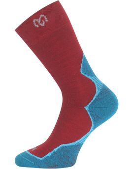 Skarpety trekkingowe Lasting WAI 40% Merino Wool Czerwony (306)