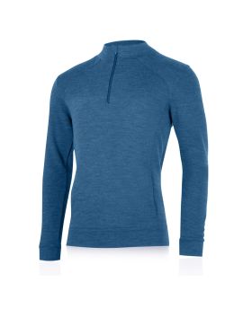Bluza męska Lasting WARMIN 100% Merino Wool Niebieski (5165)