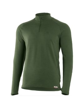 Bluza męska Lasting Wary 100% Merino Wool EXPEDITION Zielony (6262)