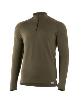Bluza męska Lasting Wary 100% Merino Wool EXPEDITION Oliwkowy (6363)