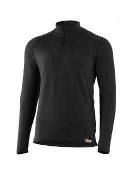 Bluza Męska Lasting Wary 100% Merino Wool EXPEDITION Czarny (9099) XL
