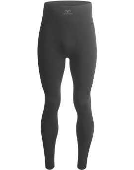 Kalesony termoaktywne męskie Lasting WASKY 80% Merino Wool Czarny (9090)