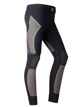 Kalesony termoaktywne damskie Lasting WERENA 80% Merino Wool Czarno-Beżowy (9070)