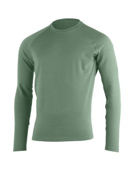 Bluza męska Lasting Wity 100% Merino Wool EXPEDITION Zielony (6666)
