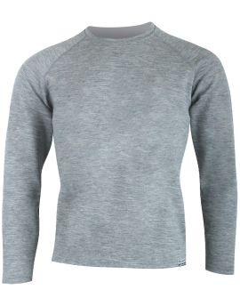 Bluza męska Lasting Wity 100% Merino Wool EXPEDITION Szary (8484)