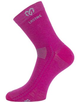 Skarpety Trekkingowe Lasting WKS 70% Merino Wool Różowy (408)