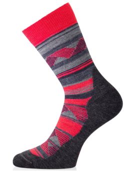 Skarpety trekkingowe Lasting WLI 80% Merino Wool Czerwony (388) XL (46-49)