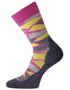 Skarpety trekkingowe Lasting WLJ 85% Merino Wool Różowy (485)