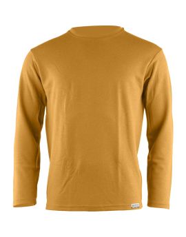 Bluza męska Lasting WOLK 100% Merino Wool Musztardowy (2424)