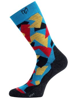 Skarpety Trekkingowe Lasting WOM 85% Merino Wool Niebieski (590) M (38-41)