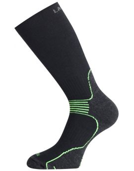 Skarpety Trekkingowe Zimowe Lasting WSB 85% Merino Wool Czarno-Zielony (906) M (38-41)
